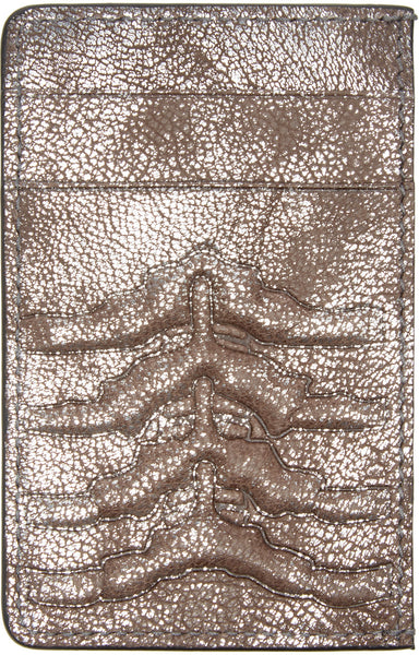 Silver Ribcage Card Holder
