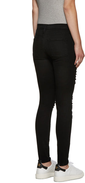 Black Ripped Le Color Jeans