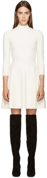 White Lace A-Line Dress