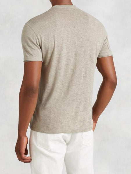 Linen V-Neck Tee